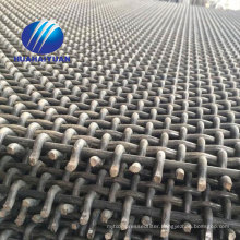 crimped quarry mesh 65Mn steel vibrating screen mesh with hook mining crusher mesh
